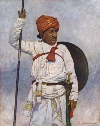 Un garde armé des chefs de Bombay - Mortimer Ludington Menpes